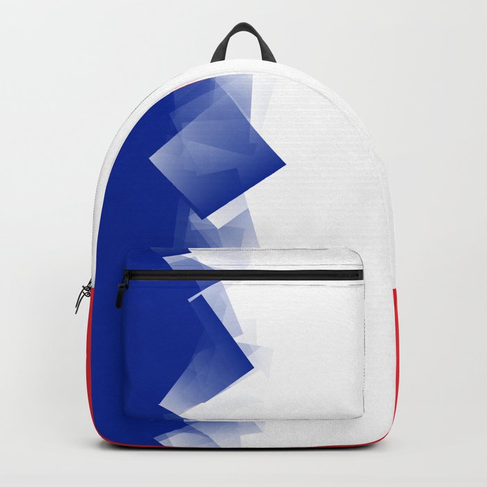 France Flag Cubic Backpack