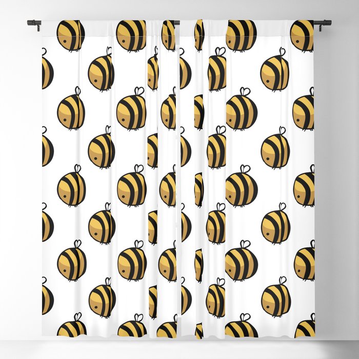 Bee Polka Dot Blackout Curtain