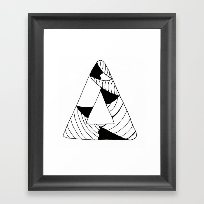 Personal Stormer Triangle Framed Art Print