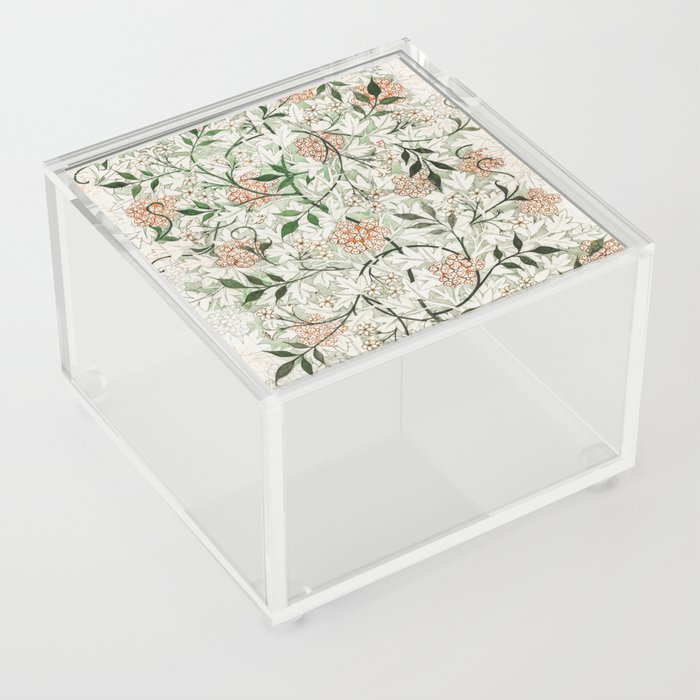 Vintage Flower Pattern  Acrylic Box
