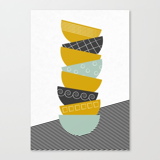 Bowls Canvas Print