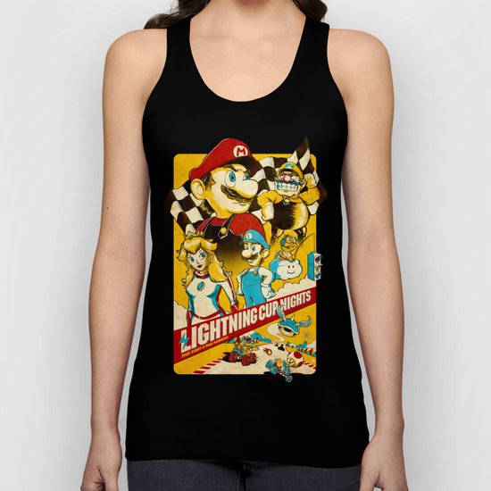 Lightning Cup Nights: The Fast & the Fungus Unisex Tank Top