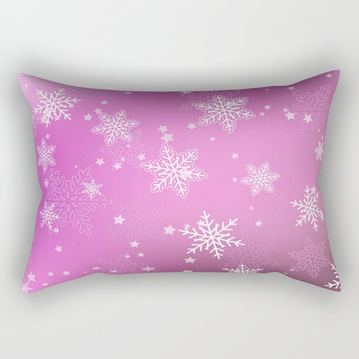 Snowflakes 8 Rectangular Pillow