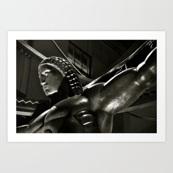 Life in Art Deco Art Print