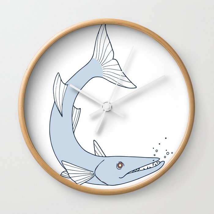 Barracuda Wall Clock