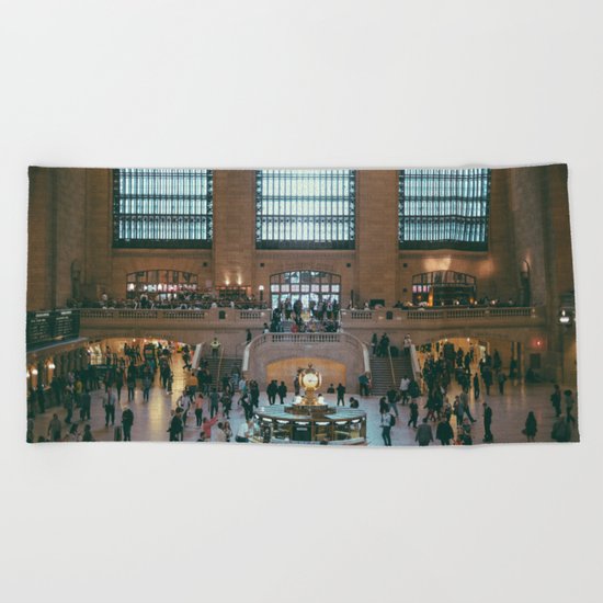 The Amazing Grand Central Station II Beach Towel