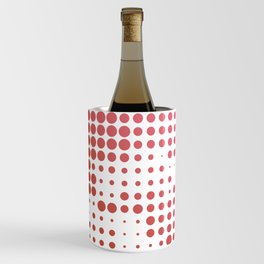 Abstract halftone pattern texture. Vintage modern background. Punk, pop, grunge vintage style. Minimalism and Memphis tradition.  Wine Chiller