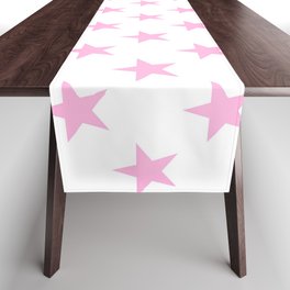 Stars (Pink & White Pattern) Table Runner