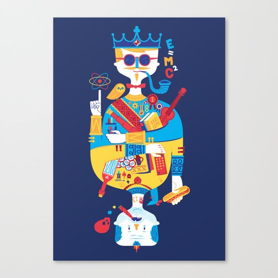 Jack of Smarts (Knave of Slobs) Canvas Print