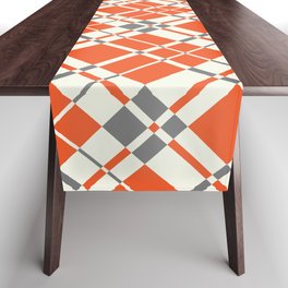 Clementine gingham checked Table Runner