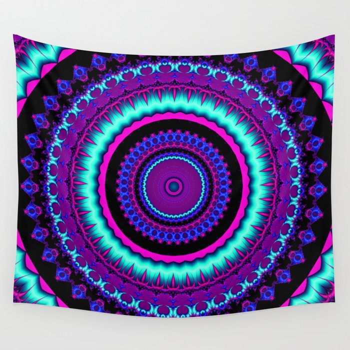 Purple outlet mandala tapestry
