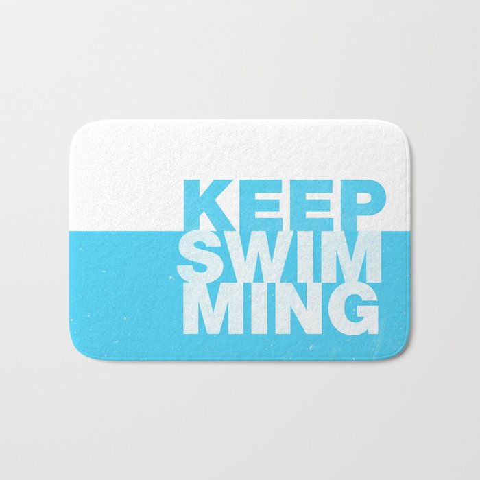 Keep Swimming Bath Mat