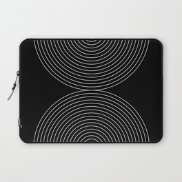 Modern Double White Arch Laptop Sleeve