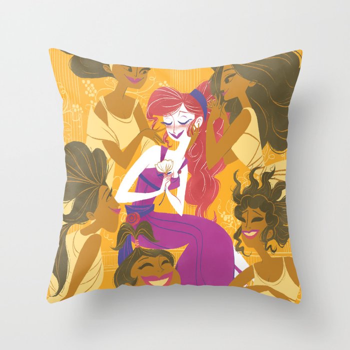 She Won't Say It Throw Pillow