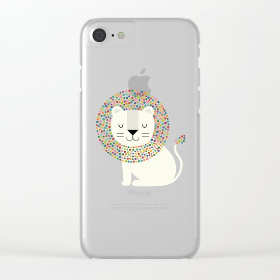 As A Lion Clear iPhone Case