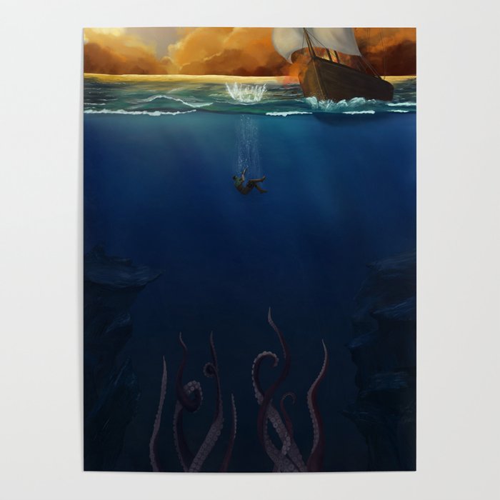 What Lies Beneath Poster by Heather Hood Society6