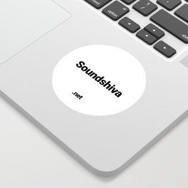 Soundshiva White Sticker