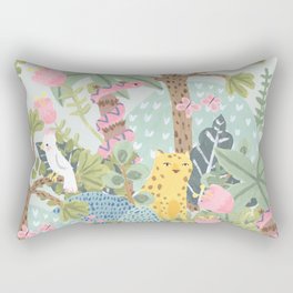 Junge flora Rectangular Pillow