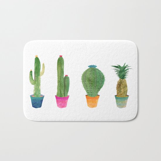 Cactus to Pineapple Bath Mat