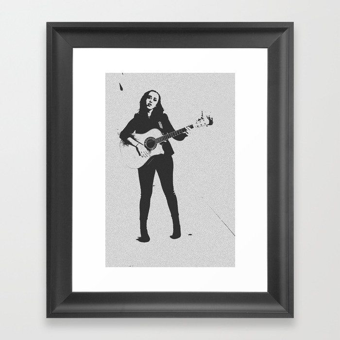 You Rock Girl Framed Art Print
