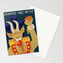 Krampus says resist Stationery Cards