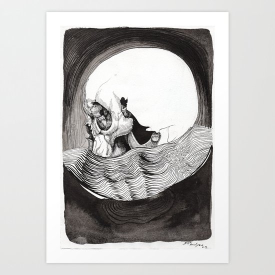 skull Art Print