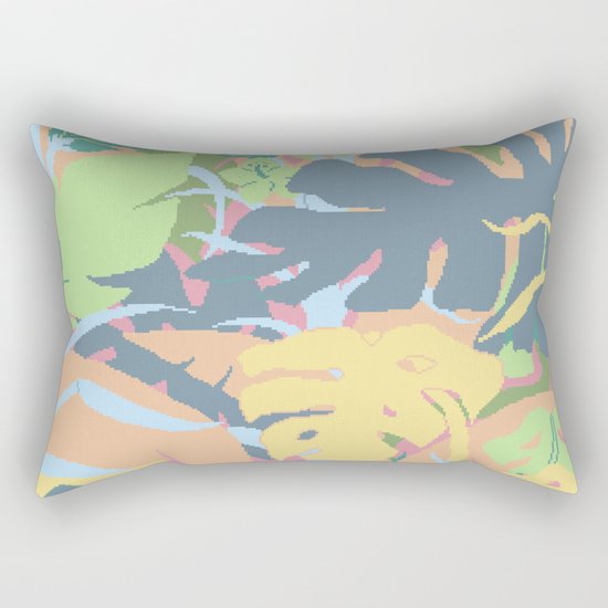 Jungle Flora 2 Rectangular Pillow
