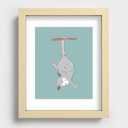 Little possum Recessed Framed Print