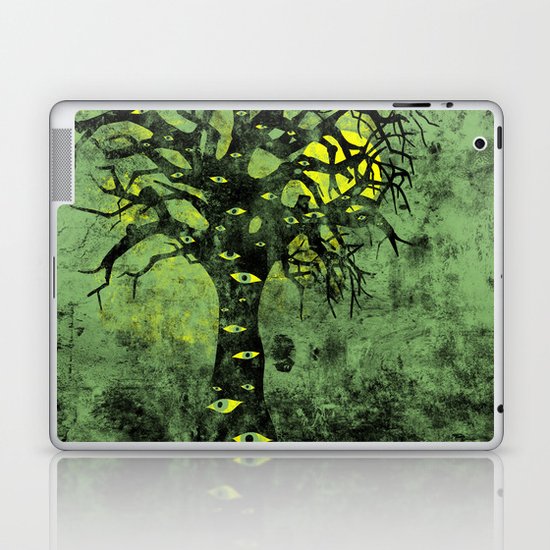 the Vision Tree (green) Laptop & iPad Skin