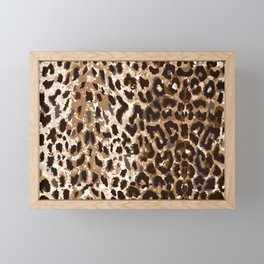 Jaguar skin Framed Mini Art Print