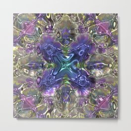 metallizer factory glass Metal Print | Digital, Photo, Purple, Cristal, Digital Manipulation, Hi Speed, Mandala, 3D, Color, Hdr 