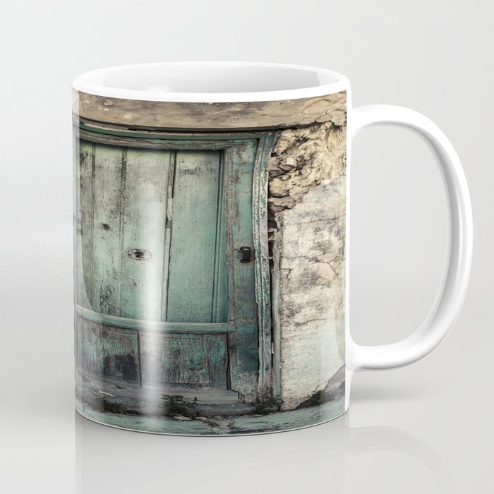 Old Green Door Coffee Mug