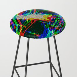 Feeling trippy - a psychadelic trip back to the 60s. Groovy, baby! Bar Stool
