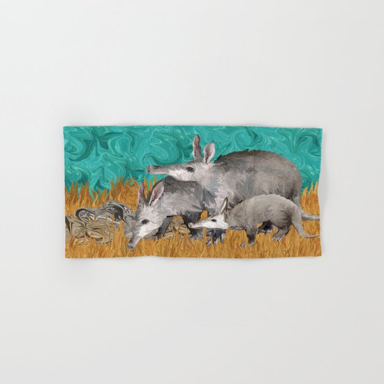 3 As in Aardvark Hand & Bath Towel