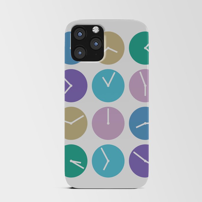 Minimal clock collection 28 iPhone Card Case