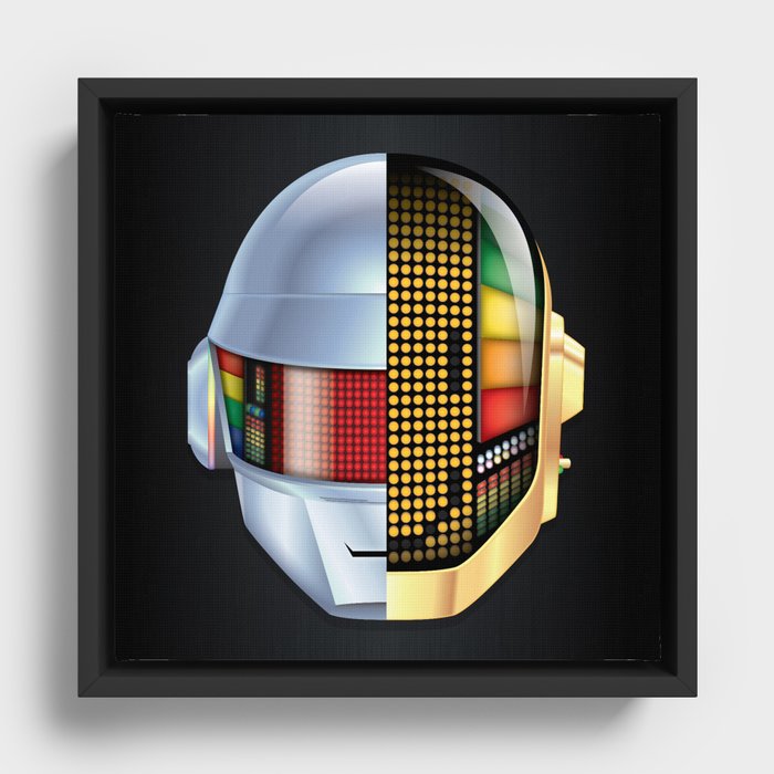 Daft Punk - Discovery Framed Canvas