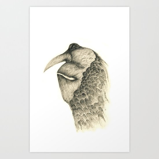 Plumy Art Print