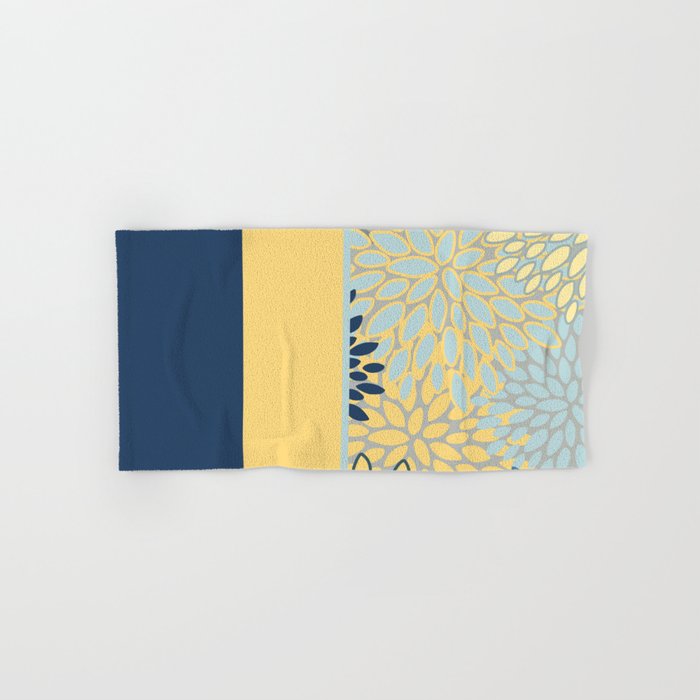 Yellow and best sale blue hand towels