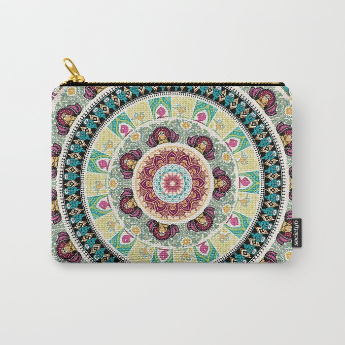 Sloth Yoga Medallion Carry-All Pouch