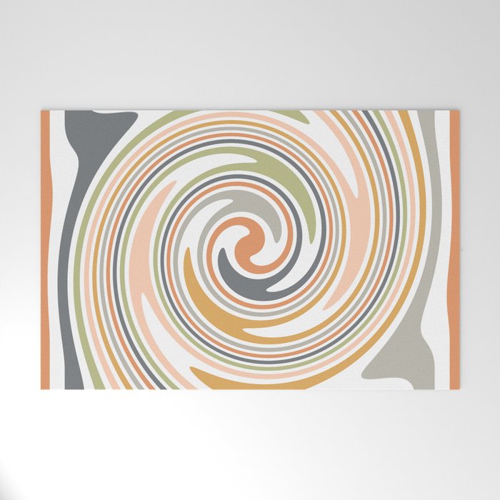 Delicate swirl Welcome Mat