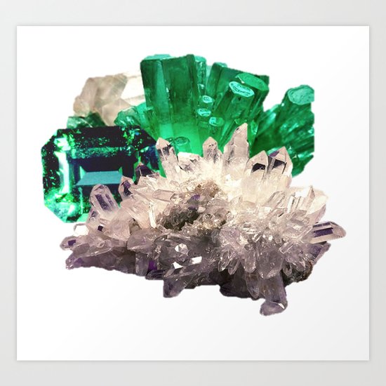 Crystal Visions Art Print