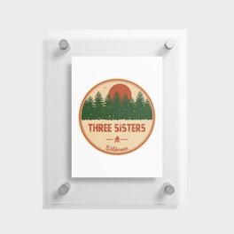 Three Sisters Wilderness Oregon Floating Acrylic Print