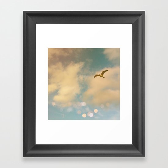 The Lost Gull Framed Art Print