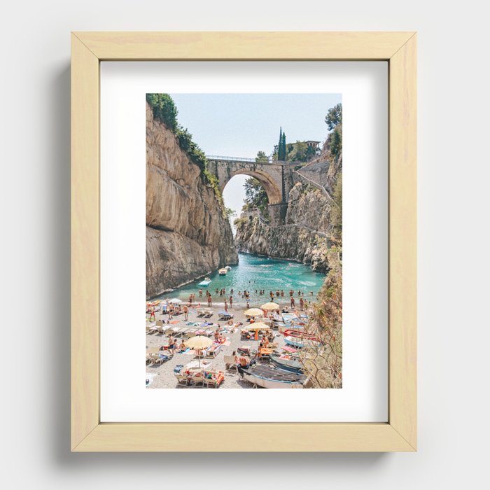 An Italian Holiday Recessed Framed Print