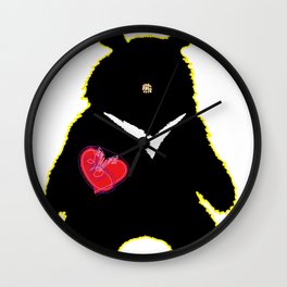Bear with (V)ictory Wall Clock