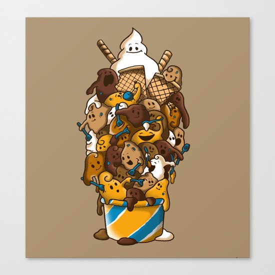 Ice Cream Time Canvas Print
