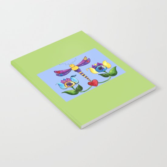 Dragonfly Love Notebook