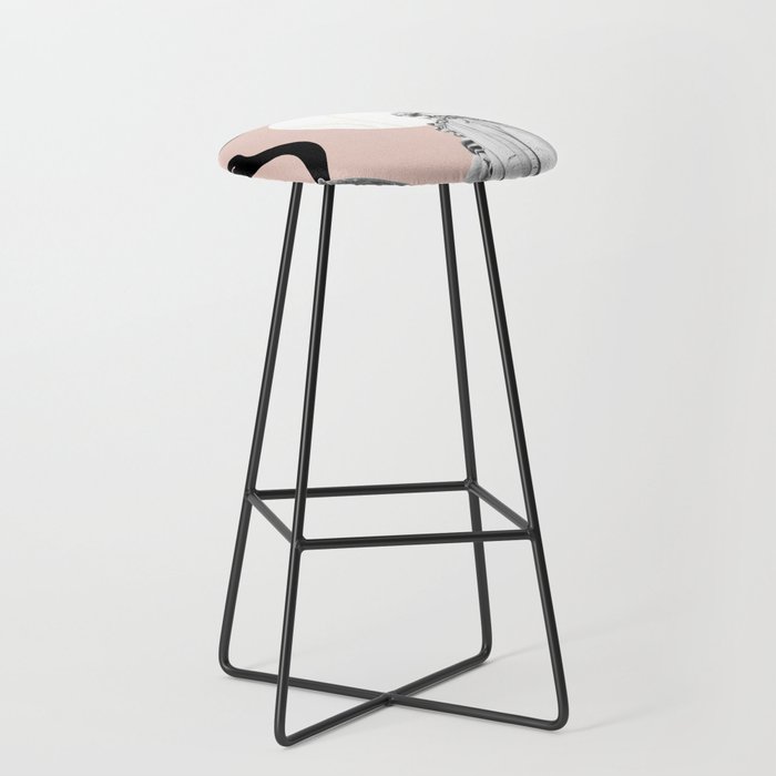 Athena Snake Finesse #2 #wall #art #society6 Bar Stool