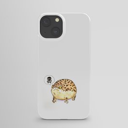 tiny angry frog iPhone Case