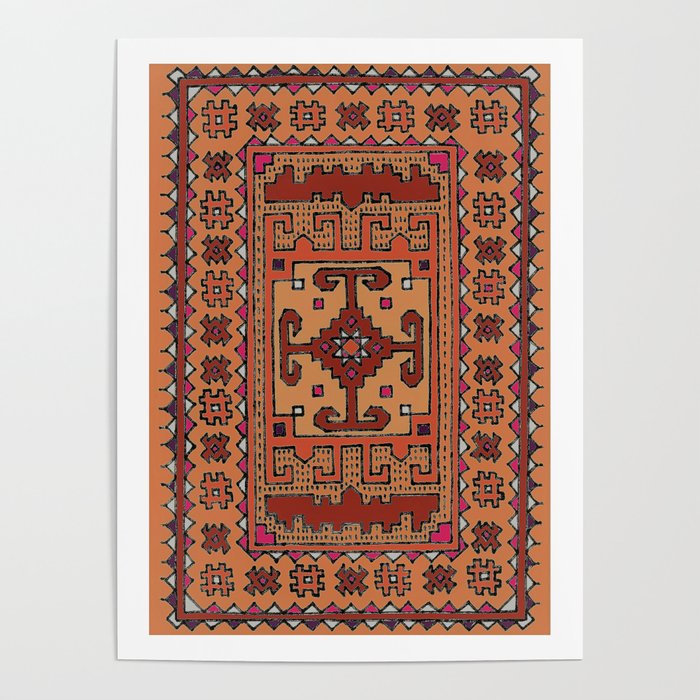 Bohemian rug 21. Poster